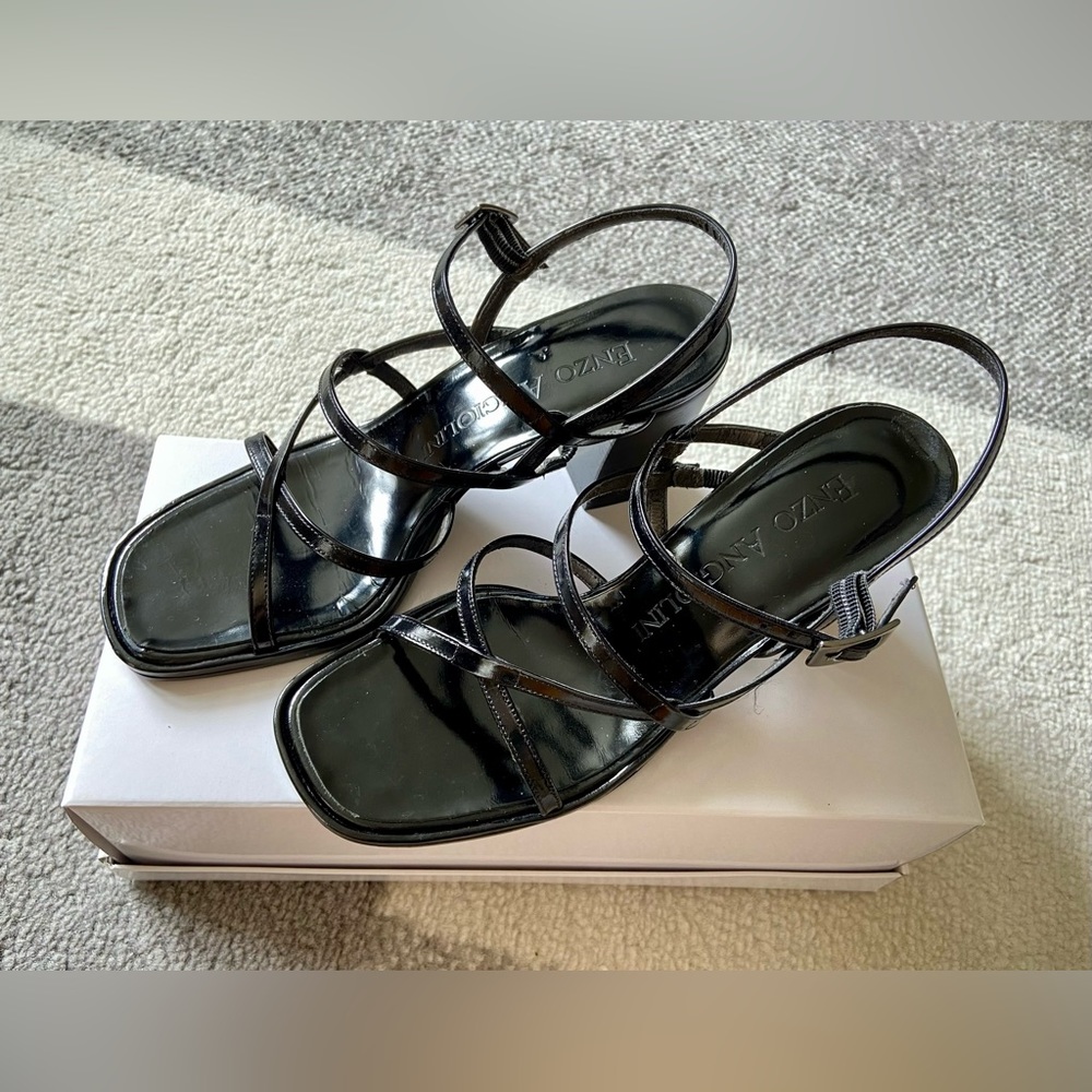 Enzo Angiolini Women's Black Sandals Size 6